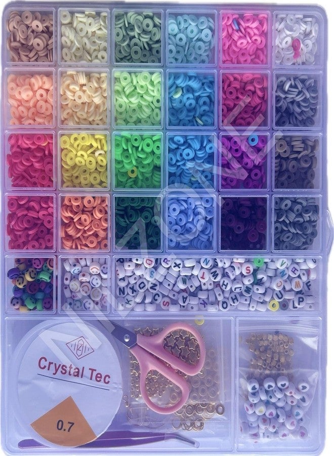 Nilzone Plastic Beads For Kids Crafts Children's Jewelry Making Kit DIY Bracelets Necklace Hairband And Beads For Kids Crafts - Birthday Gift (B.K Design-02),Multi - Image 5